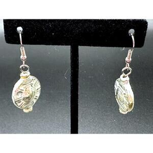 Dangle Earrings Vintage Silver Unique Lovely Shape